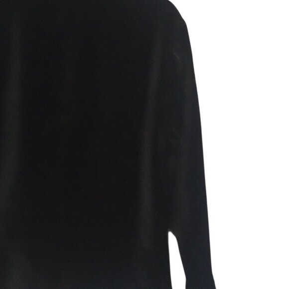 Black Velvet Blazer Rhinestone Buttons Jacket Womens XL - Picture 9 of 16